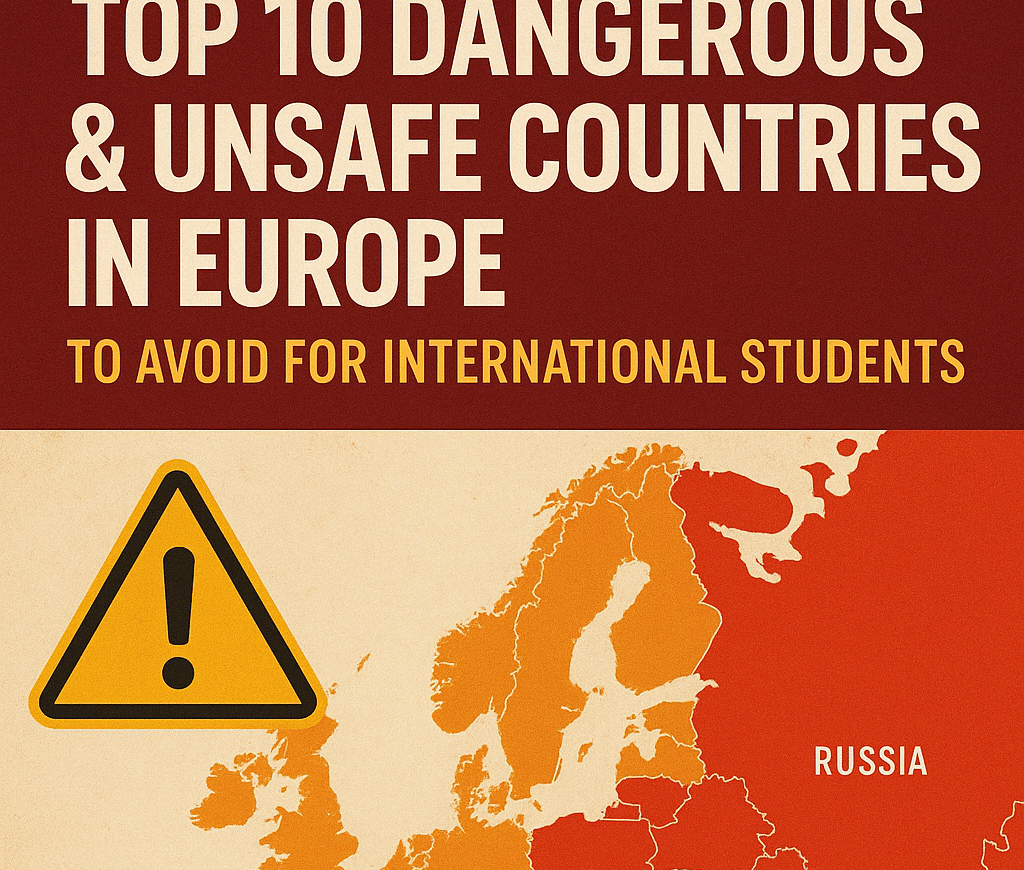 unsafe countries in europe for international students